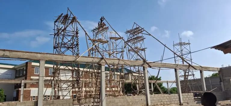 Open-Air Church Construction Progressing Toward Completion