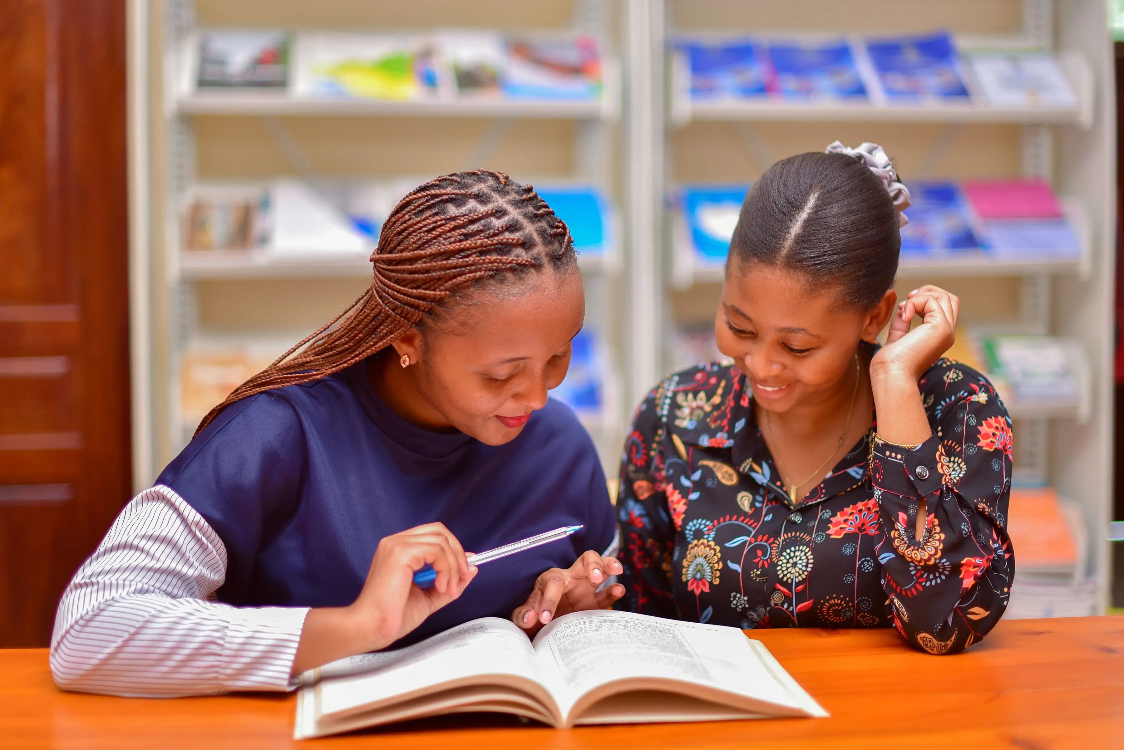 Students in Library