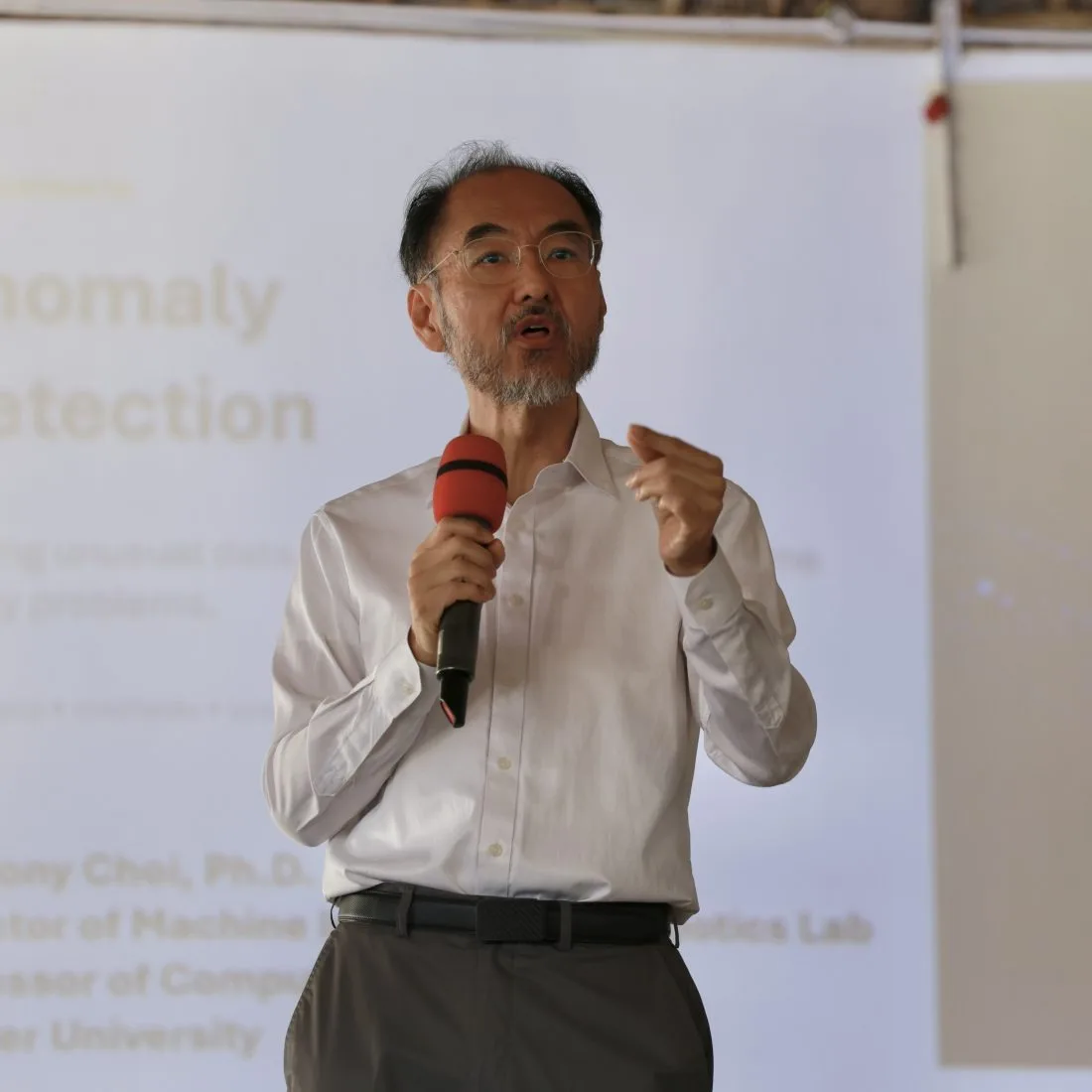 Prof. Anthony Choi speaking